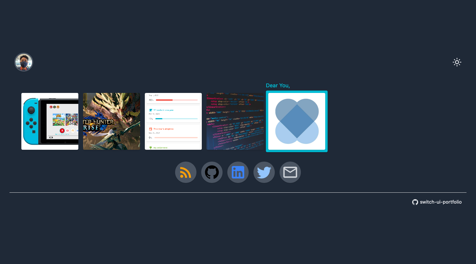 Switch UI Portfolio